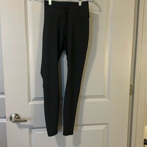 Fabletics black leggings with strings